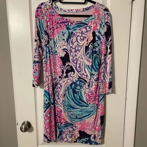 Lilly Pulitzer 3/4 sleeve dress XL